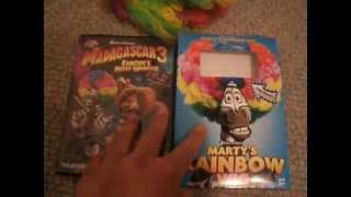 Madagascar 3 Europes Most Wanted  DVD  Rainbow Wig Unboxing Plus ShoutOut [upl. by Aehcsrop]