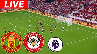 🔴LIVE  Manchester United vs Brentford I Premier League 2425 EPL Full Match Streaming Live Today [upl. by Bunow]