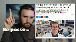 Per prendere 5 lauree basta la motivazione o forse no [upl. by Bondie816]