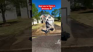 Driveway Cleaning best business cleaning pressurewashing learning viral viralvideo foryou [upl. by Stanhope]