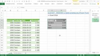 excel660  MEDIANA warunkowa z kryteriami  Power Query [upl. by Tarabar91]