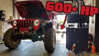 600 HP HEMI JEEP  Fuel Economy amp Dyno Tune [upl. by Wester]