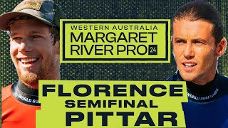 John John Florence vs George Pittar  Western Australia Margaret River Pro 2024  Semifinals [upl. by Aizek446]