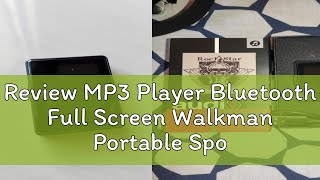 Review MP3 Player Bluetooth Full Screen Walkman Portable Sport Mp4 Video Music Player EbookRecor [upl. by Pheni]