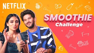 Dulquer Salmaan and Sobhita Dhulipala Take The Smoothie Challenge  Kurup  Netflix India [upl. by Hasseman224]