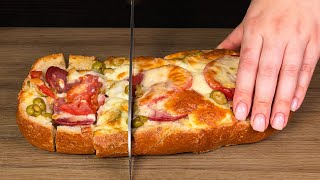 Nur 1 Stück Brot Schmackhafter als Pizza Unglaublich lecker und schnell [upl. by Shelah]