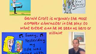 Gerald Croft An Inspector Calls Character Analysis [upl. by Esorbma558]