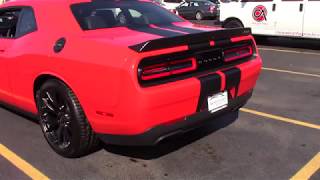 2016 Dodge Challenger SRT Hellcat Startup amp Idle Engine Revs and Passby [upl. by Stent]