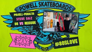 1989 PowellPeralta Steve Saiz Totem OG vs Reissue Skateboard Deck [upl. by Anu743]