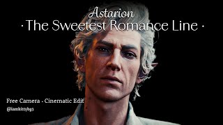 The Sweetest Romance Line w Astarion in Baldurs Gate 3  Cinematic Edit  Free Camera [upl. by Taryn]