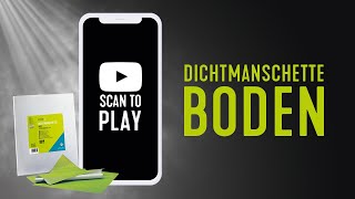 SCAN TO PLAY  Abdichten von Bodenabläufen mit den codex Dichtmanschetten Boden [upl. by Sunshine]