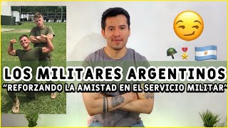 Jovenes militares Argentinos reforzando la amistad de noche en el servicio militar [upl. by Hagar612]