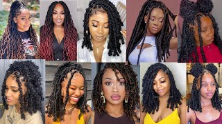 45 New amp Extremely Gorgeous Faux Locs Braids Hairstyles for African American WomenFaux Locs Braids [upl. by Chu]