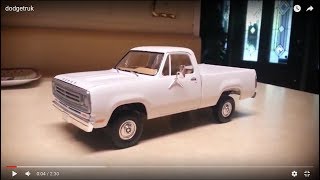 Model Kit Build 1973 Dodge W100 part 2 final [upl. by Syverson]