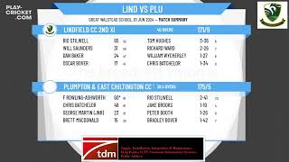 Lindfield CC 2nd XI v Plumpton amp East Chiltington CC 1st XI [upl. by Phaedra]