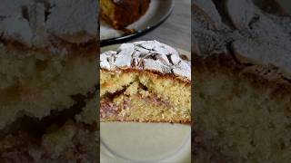 Soft Strawberry Almond Cake full recipe on channel shorts strawberry cake almond yummy food [upl. by Isiah308]