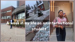 Life as an international studentJoggling work and school First snow experience [upl. by Emili]