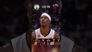 Boston Celtics unbelievable Tip in to win ECF Game 6 jimmy derrickwhite miami celtics nba [upl. by Suolekcin604]