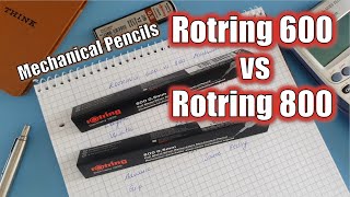 MAS 7  REVIEW ICON vs FASHION  Rotring 600 vs 800  Mechanical Pencils [upl. by Augustus904]