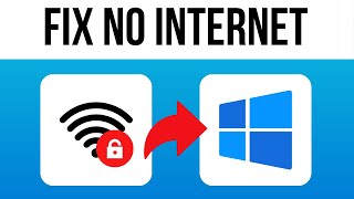 How to Fix No internet Secured in Windows 1110 2024 Step by step [upl. by Tillman]