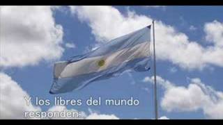 Himno Nacional Argentino Argentine National Anthem [upl. by Nyrual]