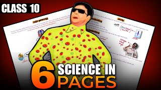 Class 10 URGENT Finish SCIENCE syllabus in 6 PAGES🔥 [upl. by Areic257]