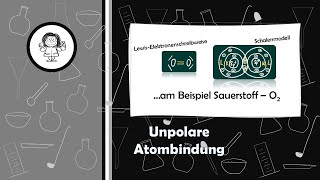 Unpolare Atombindung  am Beispiel von Sauerstoff [upl. by Elkcim]