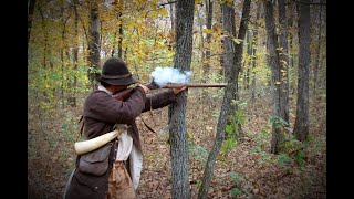 Loading amp Shooting A Smoothbore Flintlock [upl. by Acirtal]