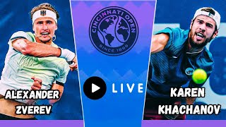 ATP LIVE ALEXANDER ZVEREV VS KAREN KHACHANOV ATP CINCINNATI OPEN 2024 TENNIS PREVIEW STREAM [upl. by Gretchen756]