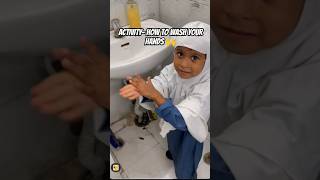 7 Steps of Handwashing How to Wash Your Hands Properly7youtubeshorts cutebaby school [upl. by Washko]