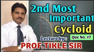 HOW TO DRAW CYCLOID IN ENGINEERING GRAPHICS AND DRAWING PART7 BY PROF TIKLE SIR [upl. by Kayle951]