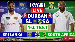 🔴SA vs SL 1st TEST SL vs SA 2024Day 1 Live Score cricket [upl. by Lebazi]