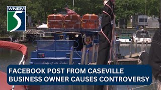 Facebook post from Caseville business owner causes controversy [upl. by Suirauqram]