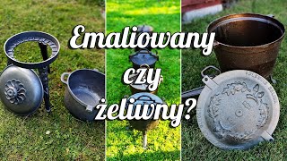 Jaki kociołek wybrać cz 2  emaliowany czy żeliwny  Jadło z kotła  Gicor  Żeliwiak [upl. by Jangro]