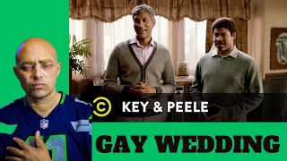 Key amp Peele  Gay Wedding  Reaction react comedy tv [upl. by Niwhsa]