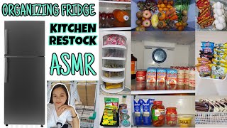 ORGANIZING FRIDGE  KITCHEN RESTOCK ASMR  PHILIPPINES [upl. by Rotsen]