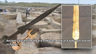 Ancient sword from the era of Moses Book of Exodus uncovered in Egypt🔥 [upl. by Anurag]