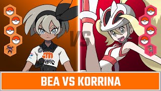 Gym Leader Pokemon Battle Bea vs Korrina [upl. by Nifled]