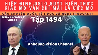 Tập 1494Hòa bình ở Trung đông giữa Israel và Palestine lẽ ra đã đi đúng hướng từ hiệpđịnh Oslo 1993 [upl. by Cookie]