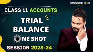 Class 11 Accounts  Trial Balance and Rectification of Errors  Problem 1 Solution  NCERT  CBSE [upl. by Selinski332]