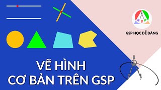 GSP Học dễ dàng  Bài 24 Vẽ hình cơ bản  Geometers Sketchpad  Hình học động [upl. by Htedirem]