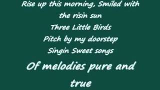 Instrumental Bob Marley  Three Little Birds  Lyrics [upl. by Barnie163]