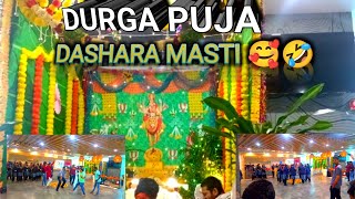 Dashara Masti 🥰 my company sattva buliding Hyderabad ❤️ Durga Puja 🙏🙏 [upl. by Electra]