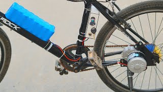 How To Make Electric Bike Using 250w Gear Motor [upl. by Onilatac]