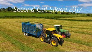 Ian Pickthall At Second Cut Silage 2017 [upl. by Adnwahsat604]