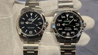 Rolex Explorer and AirKing 40mm [upl. by Adnaluy]