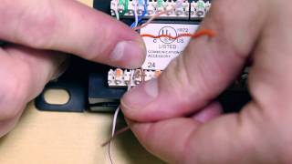 How to Punch Wires into Networking Patch Panels  Cable Connection Guide [upl. by Aisereht]