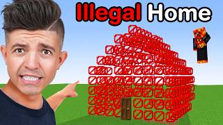 21 Illegal Houses In Minecraft [upl. by Kurman]