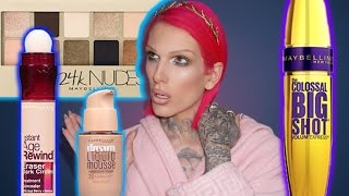 FULL FACE USING ONLY MAYBELLINE PRODUCTS  Jeffree Star [upl. by Eelaras]