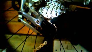 SRAM X9 rear derailleur adjustment problem part 1 [upl. by Pauline]